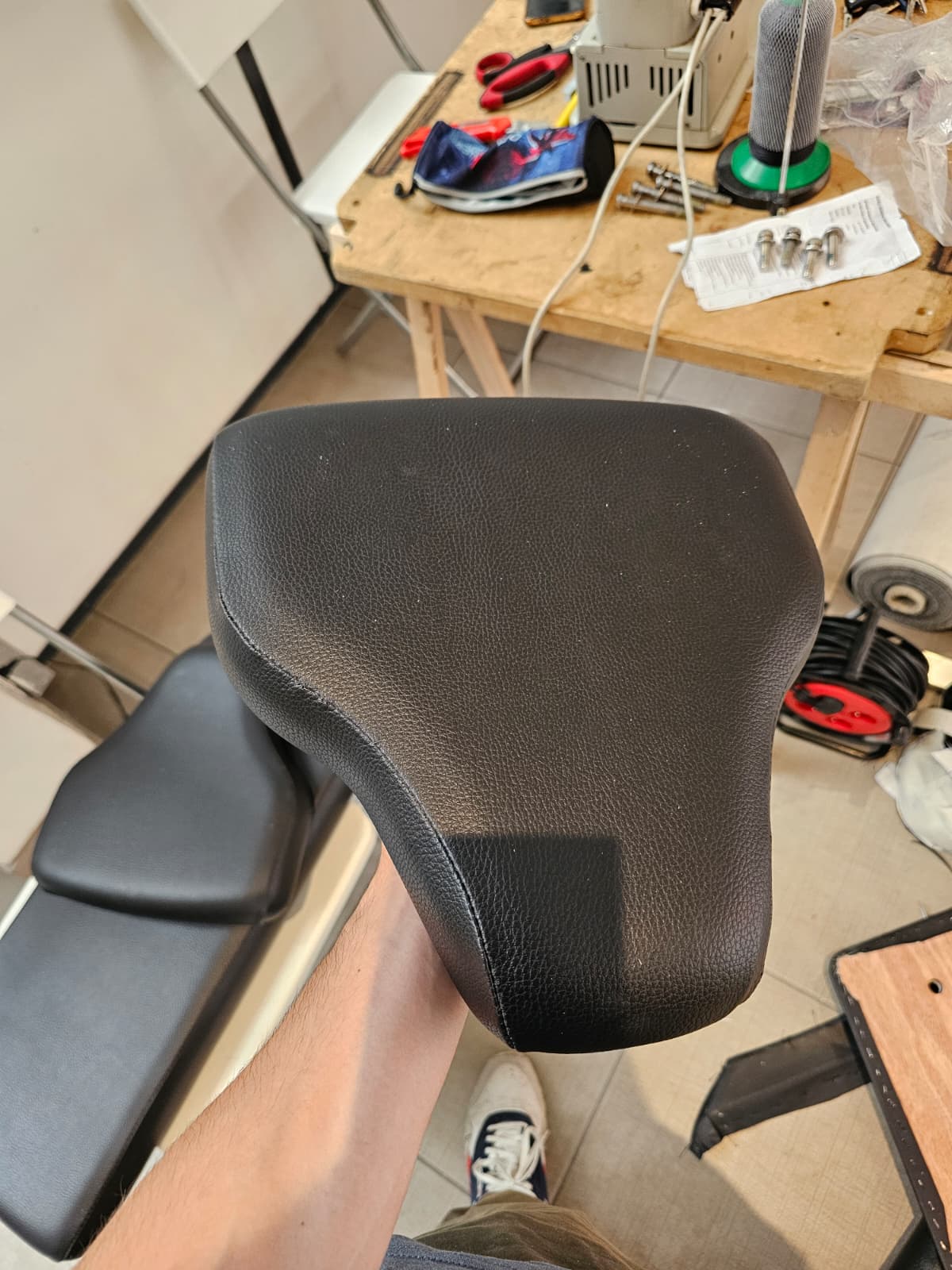 Assise ergonomique rénovée